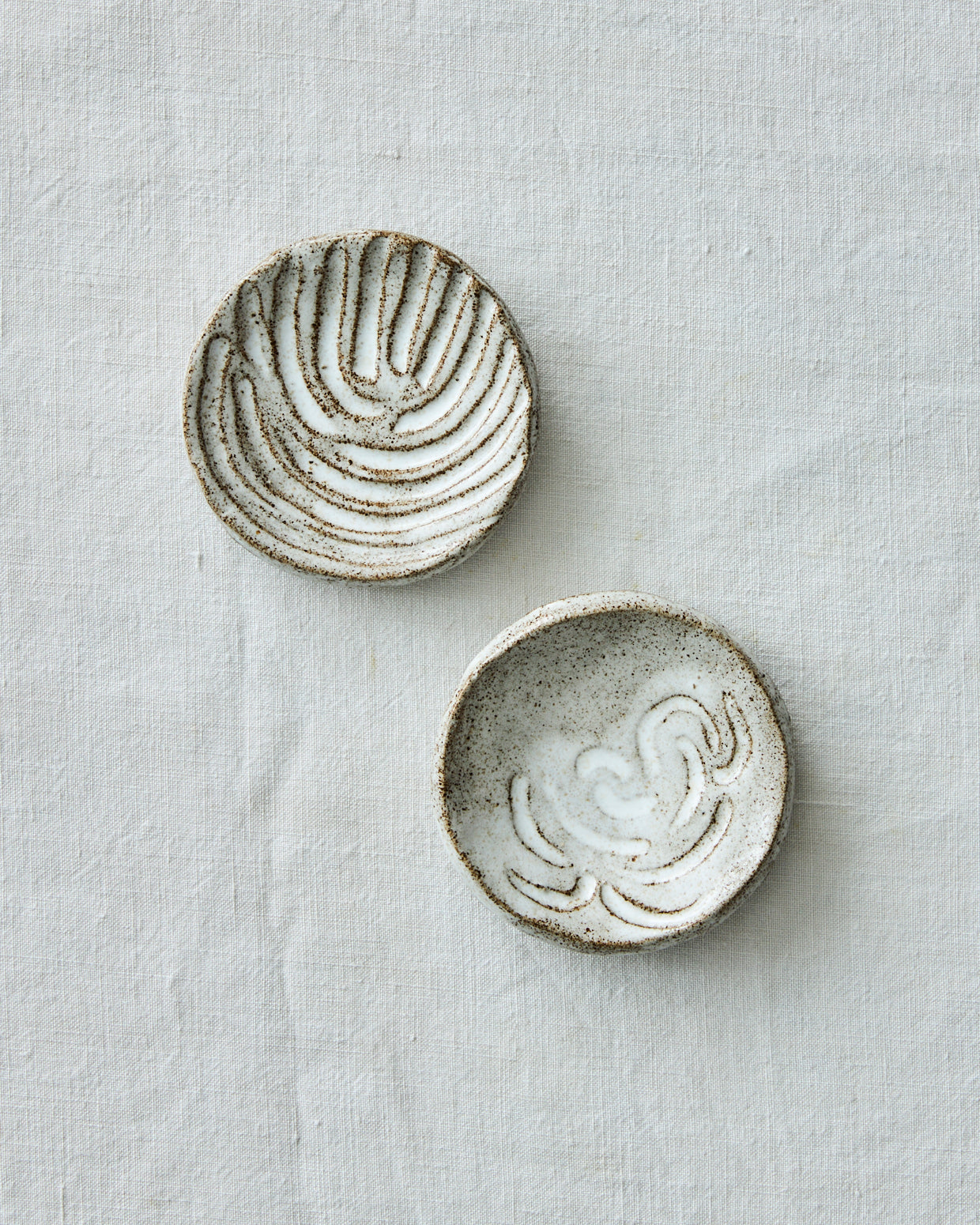 Tebrev tallerkener sæt